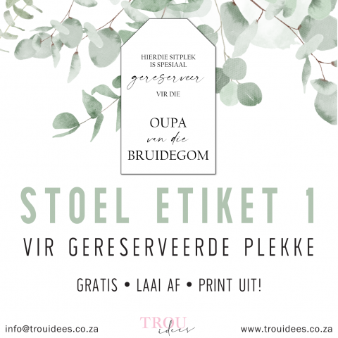 Stoel Etiket 1